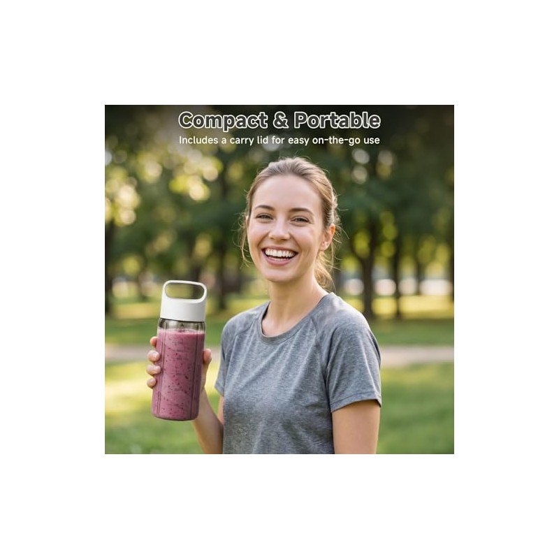 COKUNST Portable Blender for Smoothies and Shakes with LED Display