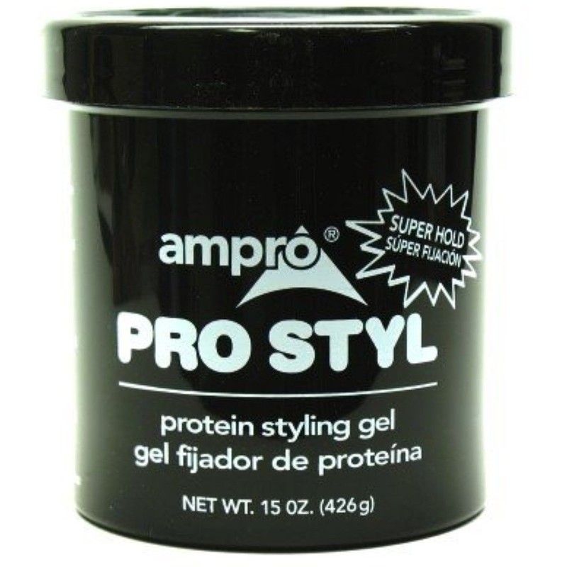 Ampro Pro Styl Protein Super Hold Styling Gel, 15 Ounce