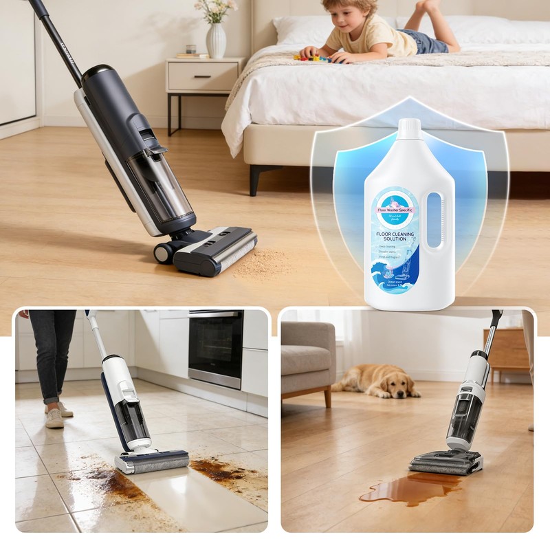 2.5 L Floor Cleaning Solution Ocean Scent, Compatible with Shark