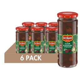 Del Monte Greek Kalamata Pitted Olives, 8 oz. Jar (Pack of 6)
