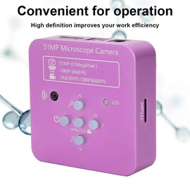 EBTOOLS 51MP 1080P 60FPS USB Industrial Electrónica Digital Video Microscopio Cámara Lupas para reparación de teléfonos(Enchufe Estadounidense)