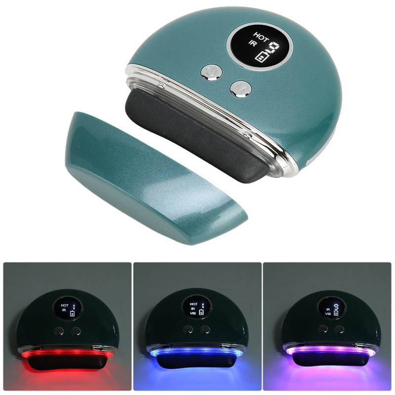 Electric Face Lift Gua Sha Tool Bian Stone Color Light