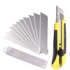 Scimaker 25MM Heavy Duty Utility Knife, Box Cutter with 10pcs