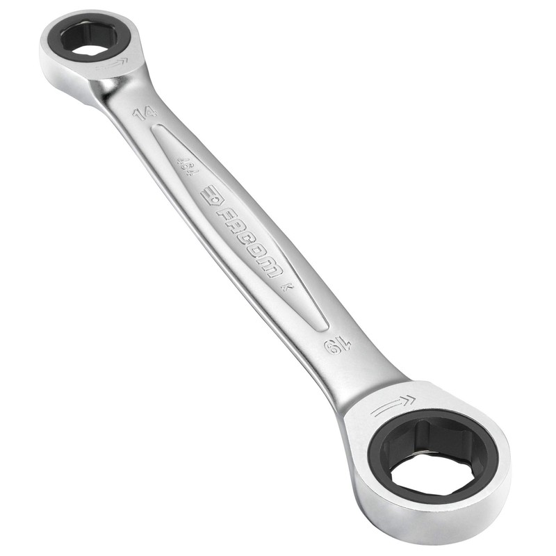 Facom 464.J1PG Ratchet Ring Wrench Red Black