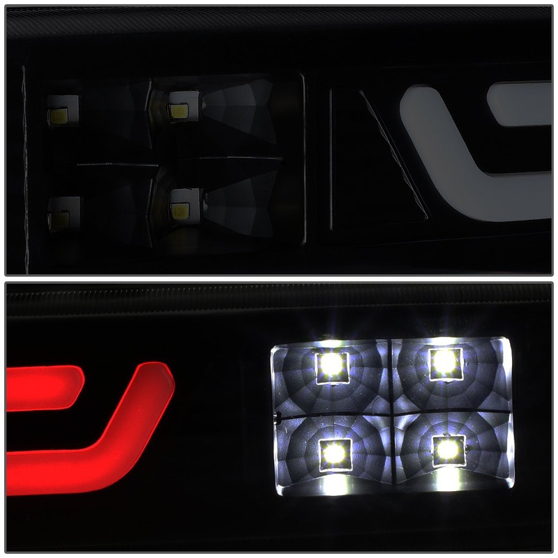 DNA MOTORING 3BL-COLO04-3D-LED-BK-SM Black Housing 3D LED High Mount 3rd