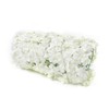 EnSyuSuMa 20 Piece White Flower Wall 24x16, White Artificial Flower