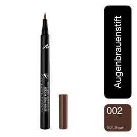 Manhattan Brow Pro Micro Pen Eyebrow Pencil, 002 Soft Brown, Liquid Eyebrow Pencil with Ultra Precise 0.2 mm Tip, for a Natural Eyebrow Look
