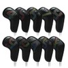 10pcs Number Synthetic Leather Golf Iron Covers Head Covers Club