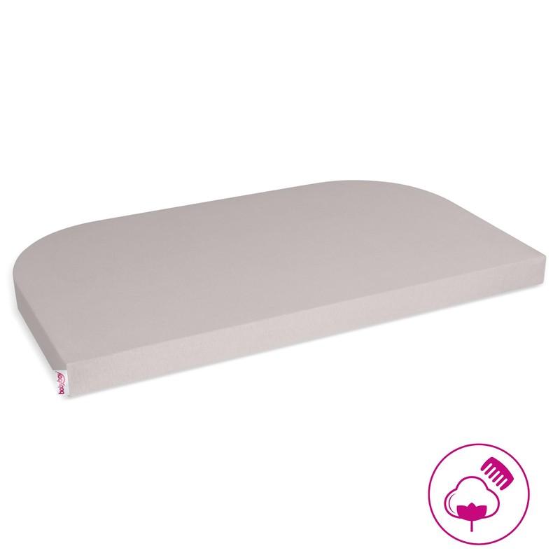 babybay Jersey Fitted Sheet Deluxe with Membrane Suitable for Maxi,