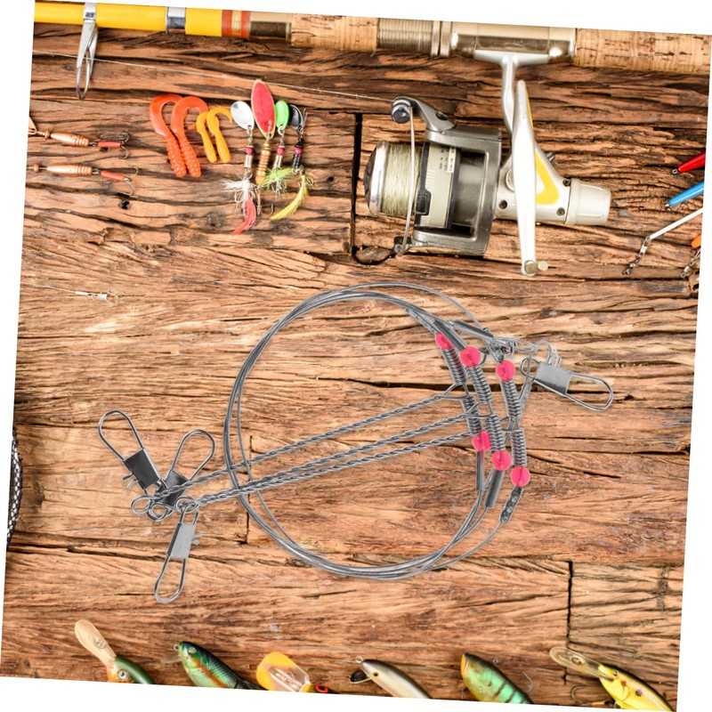 GRIRIW 1 Set Durable Fishing Wire Trace Leader Kit Fishing
