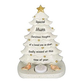 Christmas Tree Graveside Relative Memorial & LED Tealight (Special Mum), 5055361731174