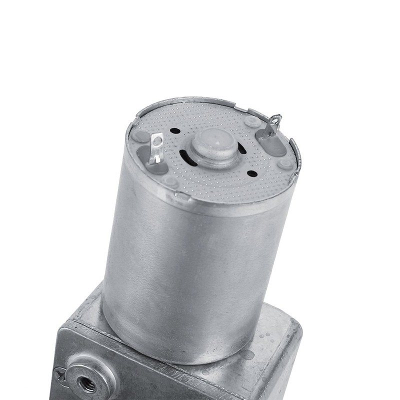 12V DC Motor, 20RPM High Torque Worm Geared Motor CW/CCW