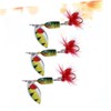 CORHAD Durable Fishing Spinner Sequin Bait 4.5cm Real Fish Shape
