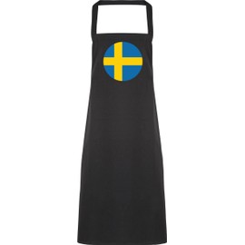 Hippowarehouse Sweden Flag Apron kitchen cooking painting DIY onesize adult
