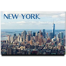 Manhattan Fridge Magnet New York City Travel Souvenir