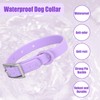 WCHOSOZH 1PC Waterproof Silicone Dog Collar, Adjustable Anti-Odor Dog Collar,