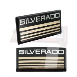 Unbranded 2PS SIDE BODY/CAB PICKUP TRUCK BADGES SYMBOL GOLD For SILVERADO 1988-1998 EMBLEM
