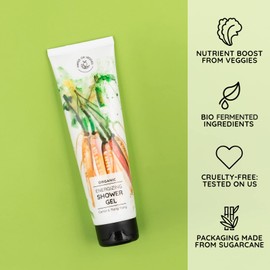 HANDS ON VEGGIES On Veggies: Energizing Shower Gel - Carrot & Ylang Ylang