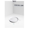 Sweese Porcelain White Dinner Plates Set of 6, 10 Inch