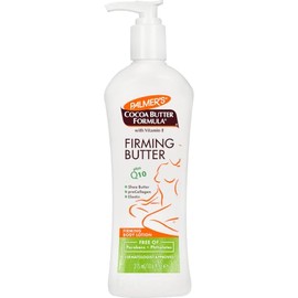 Palmers Cocoa Butter Formula con Vitamina E  Q10 Firming Butter  Locin Reafirmante, Cuidado Esencial de la Piel Post Parto, Manteca de Karit, Colgeno 