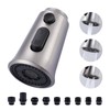WOWOW Kitchen Faucet Head Replacement, 3 Function Pull Down Faucet