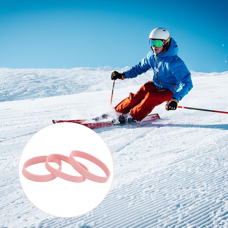 lasuroa 32pcs Ski Brake Retainers, Snowboard Brake Bands Retainers Brake