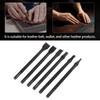 Leather Punch Tools, Metal 6Pcs Leather Straight Slot Punch for