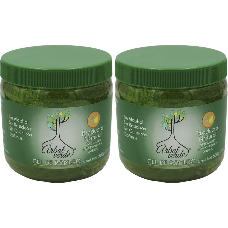 Gel fijador de cabello a base de Romero y SÃƒ¡bila