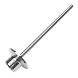 DERNORD Sanitary Thermowell 304 Stainless Steel 6 inch Length with 1.5 Inch Tri Clamp Adapter x 1/2 inch FNPT Thermometer Connection