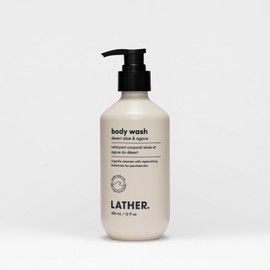 LATHER Desert Aloe & Agave Body Wash | Hydrating & Refreshing Skin Care | Paraben & Sulfate Free | Gentle Cleansing with Invigorating Scent | Suitable for All Skin Types | 12 oz
