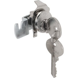 Prime-Line S 4138 Mailbox Lock – Replacement, Multipurpose Mailbox Lock for Several Brands – ILCO 1003M Keyway, Opens Counter-Clockwise with 90º Rotation, Nickel Finish (1 Set)