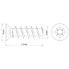 5mm x 11mm Euro Screws for Hinges Draw Runner Screws