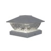 Patriot Lighting Solar Integrated LED Lakota White Post Cap Landscape