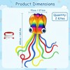 2 Pcs Kites for Adults, Giant Rainbow Soft Octopus Kites
