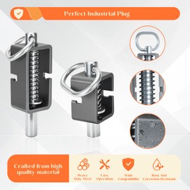 KOVOSCH 4 Pack Trailer Gate Latch, Heavy-Duty Weld-On 5/8" Spring Latch Assembly, Universal Spring Latch Lock