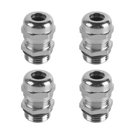 Tiardey 4Pcs M16 Cable Gland PG9 Metal Waterproof Adjustable Cable Connectors for 4-8mm Diameter Cables Durable Brass Wire Glands