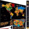 TRIPA TRIPS XL Scratch off World Map with All 233