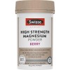 Swisse High Strength Magnesium Powder Berry 180g-Anti-Stress,Supplement for Calm, Relaxation & Regularity with Magnesium Australia Made