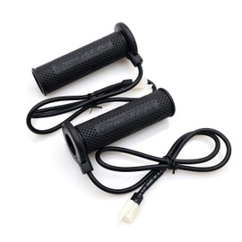 BikeTek Motorcycle Heated Grips Winter Warmer Grips Temperature Control Box Fits 22mm Motorbike Bars