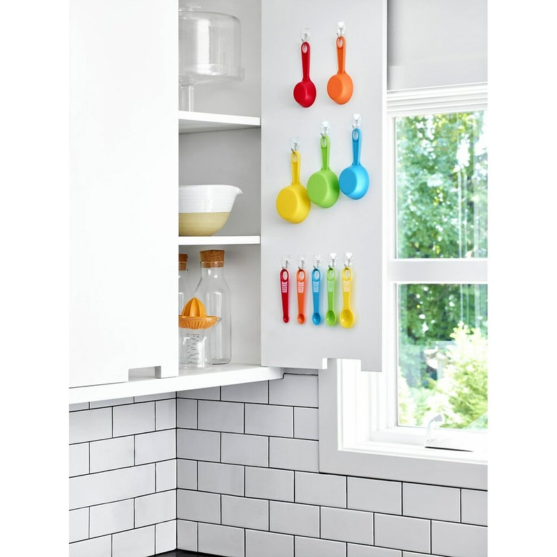 Command Small Wire Hooks, Clear, 15 Hooks/Pack (17067CLR-15NA)