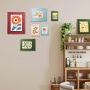 YESKAY 4x6 Picture Frame with Real Glass,Wavy Edge Wooden Photo