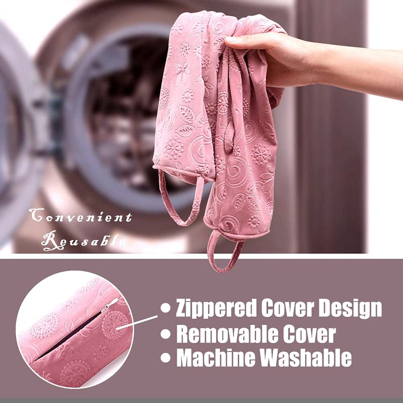 Weighted Door Draft Stopper 36 Inch, Pink Door Draft Noise