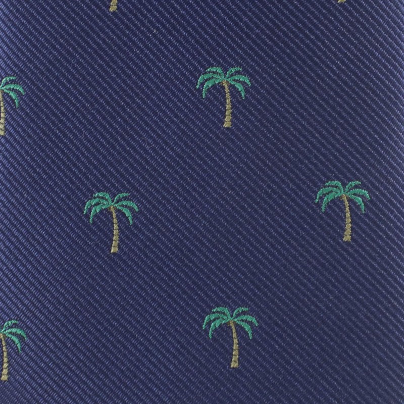 MENDEPOT - Corbata con diseño de árbol de coco y