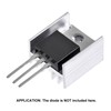 uxcell 16mm x 15mm x 10mm TO-220 Aluminum Heatsink for