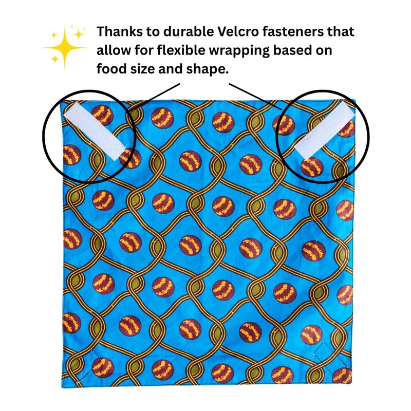 Reusable Sandwich Wrap - Washable, Leakproof, Double-Layered, Fabric, Foldable, Space