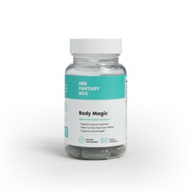 Her Fantasy Box | Body Magic | Chlorophyll Capsules – Vegan Detox & Digestion Support, Gut & Skin Health, Natural Energy Booster – 30 Capsules (200 mg)