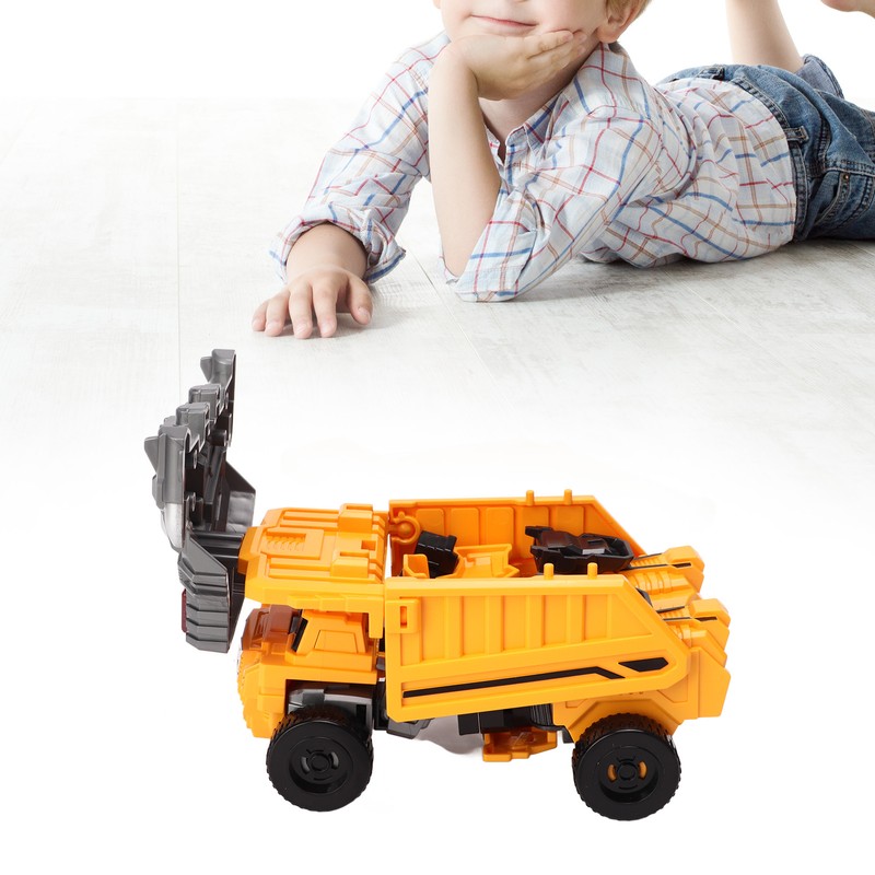 Transformation Robot Toy 2 Forms Flexible Joints Drop Resistant Educational