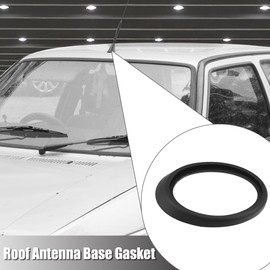 X AUTOHAUX Car AM FM Radio Signal Roof Antenna Base Gasket Replacement for Volkswagen Golf MK3 Golf MK4 Beetle Black