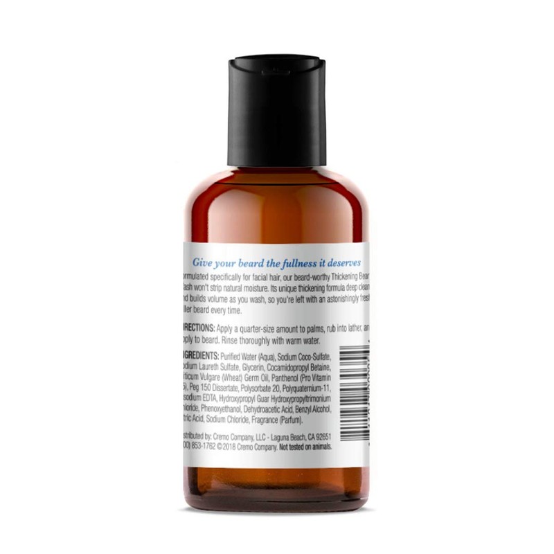 Cremo Beard Wash, Thickening, 120ml
