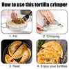 Penitue Tortilla Sealer, 6 Inch Diameter Stainless Steel Tortilla Press